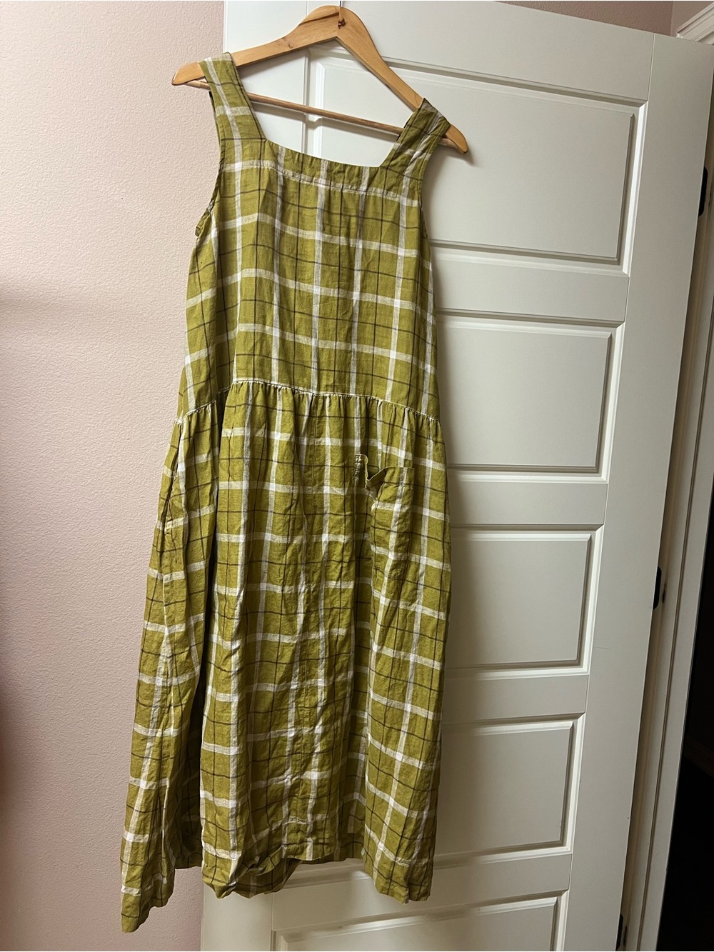 Toast pond check linen dress size s new with tag - Picture 5 of 8